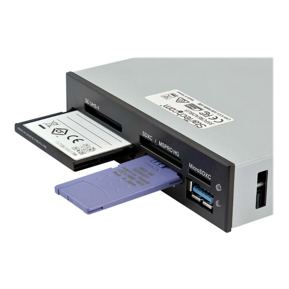 Produktbild för Startech Intern USB 3.0 multikortläsare med stöd för UHS-II - kortläsare - USB 3.0