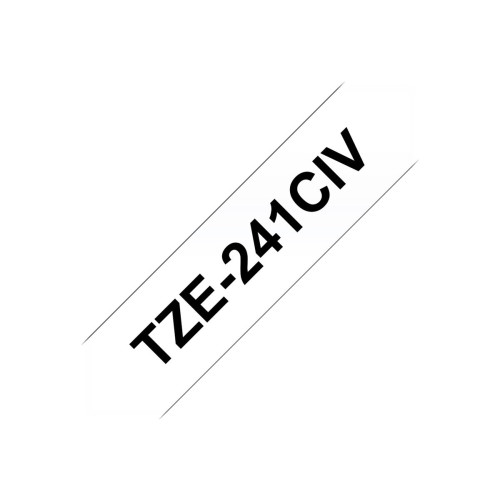 Brother Brother TZe-241CIV - bandlaminat - 1 kassett(er) - Rulle (1,8 cm x 8 m)