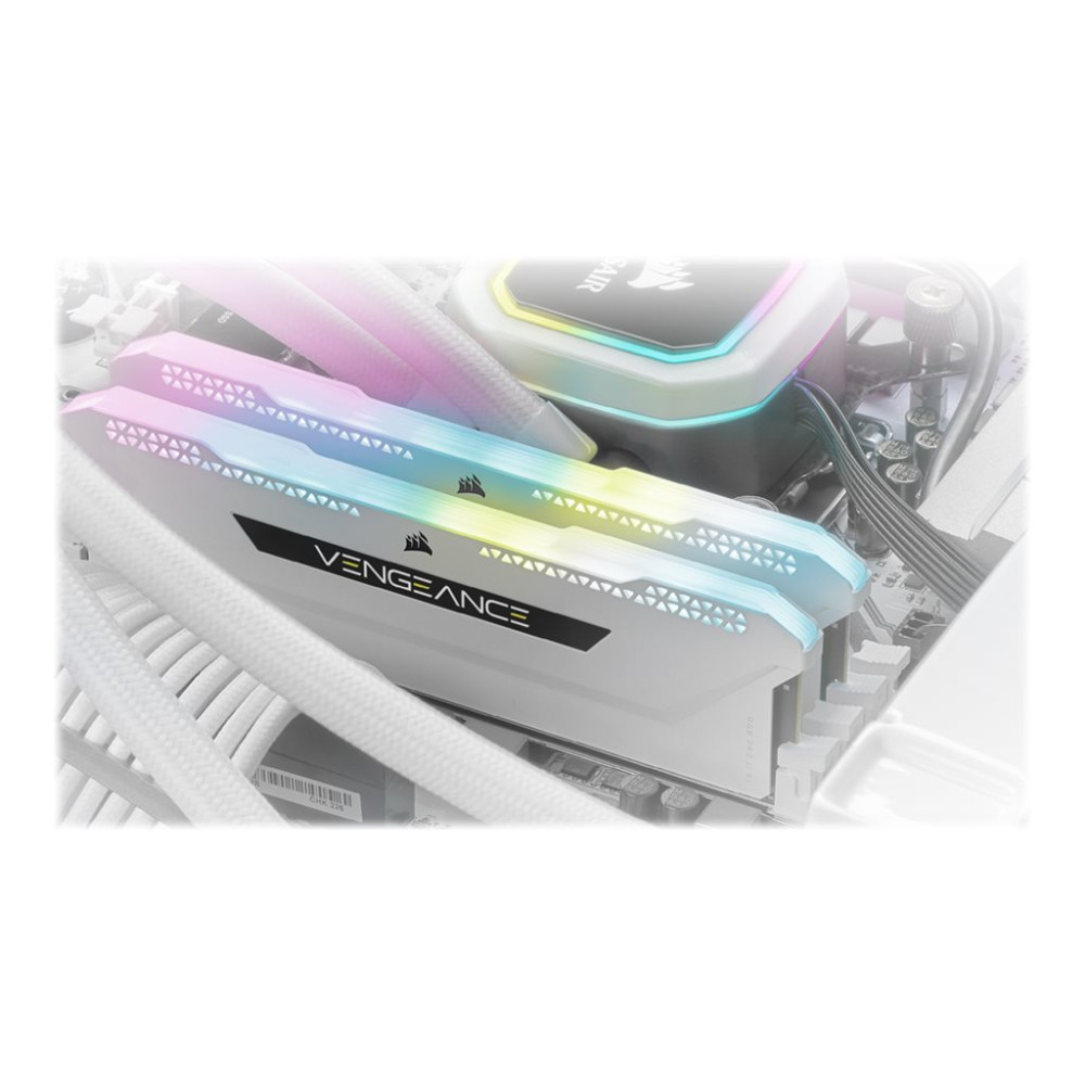 Produktbild för CORSAIR Vengeance RGB PRO SL - DDR4 - sats - 32 GB: 2 x 16 GB - DIMM 288-pin / PC4-25600 - ej buffrad