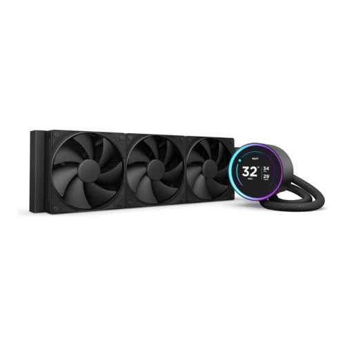 NZXT NZXT Kraken Elite 360 - kylsystem med vätska till processorn - med LCD-display