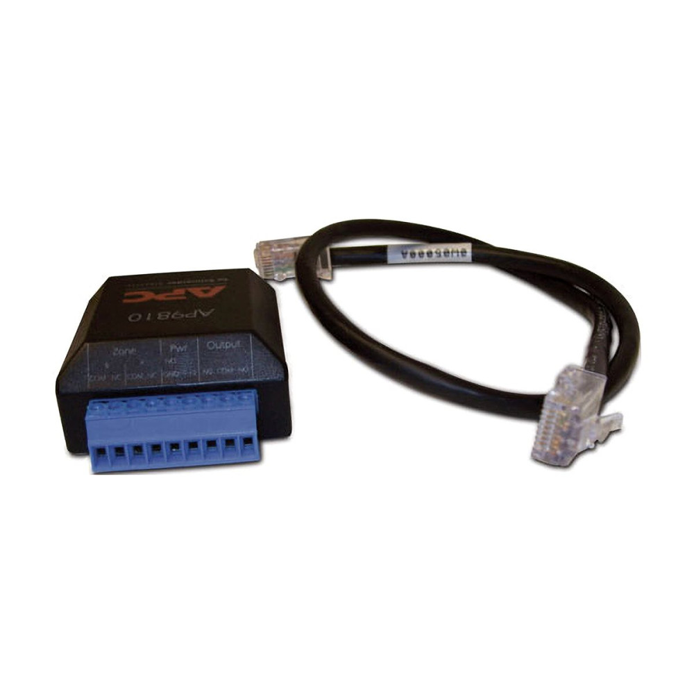 Produktbild för APC Dry Contact I/O Accessory - nätverksadaptersats - svart