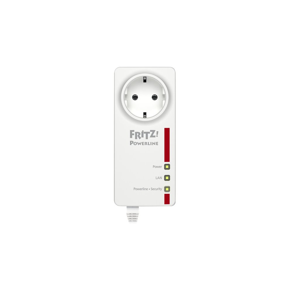 Produktbild för FRITZ!Powerline 1220E - PowerLine adaptersats - vägginsticksbar