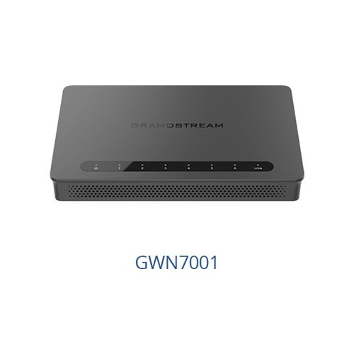 Grandstream Grandstream GWN7000 Series GWN7001 - router - skrivbordsmodell, väggmonterbar