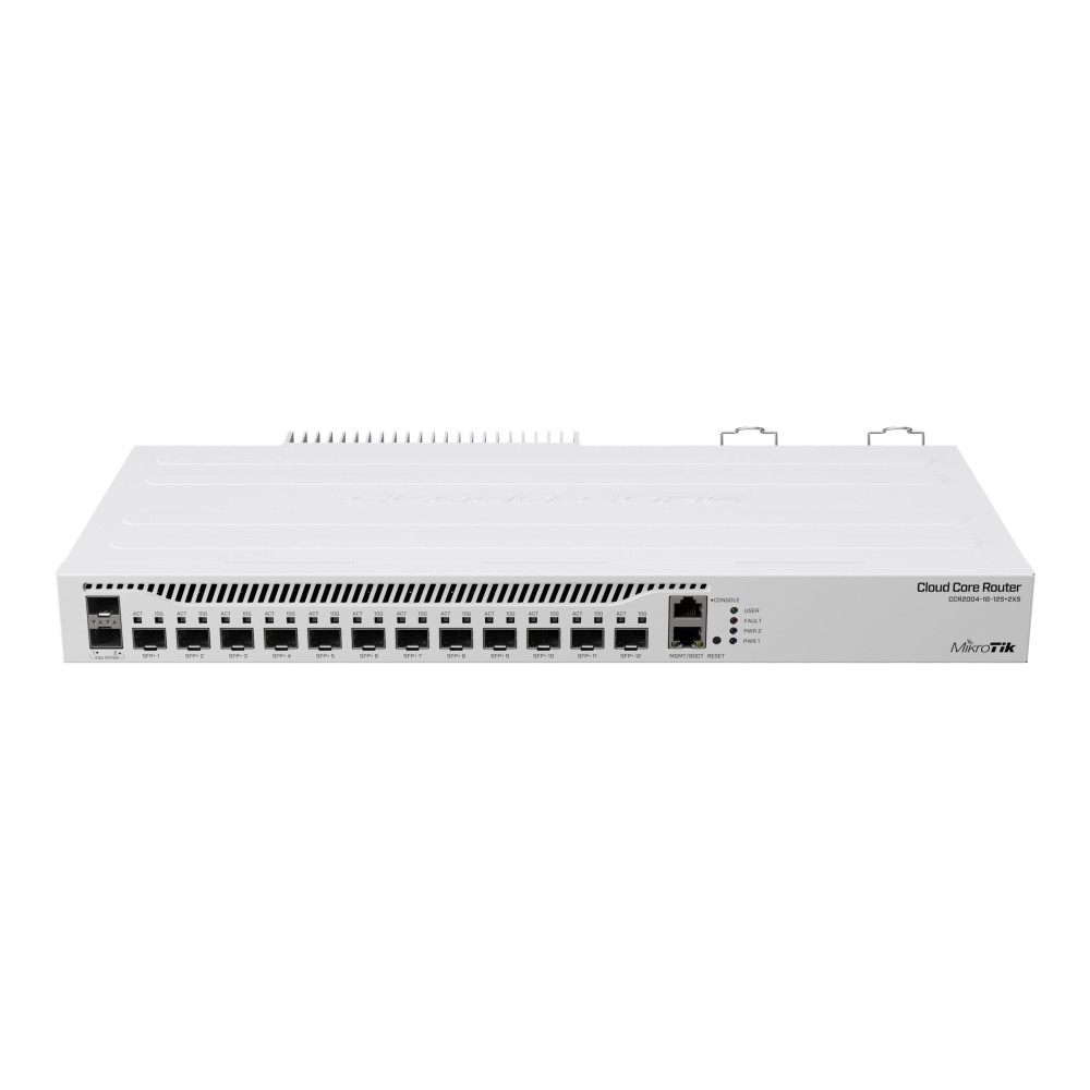 Produktbild för MikroTik Cloud Core Router CCR2004-1G-12S+2XS - router - skrivbordsmodell, rackmonterbar