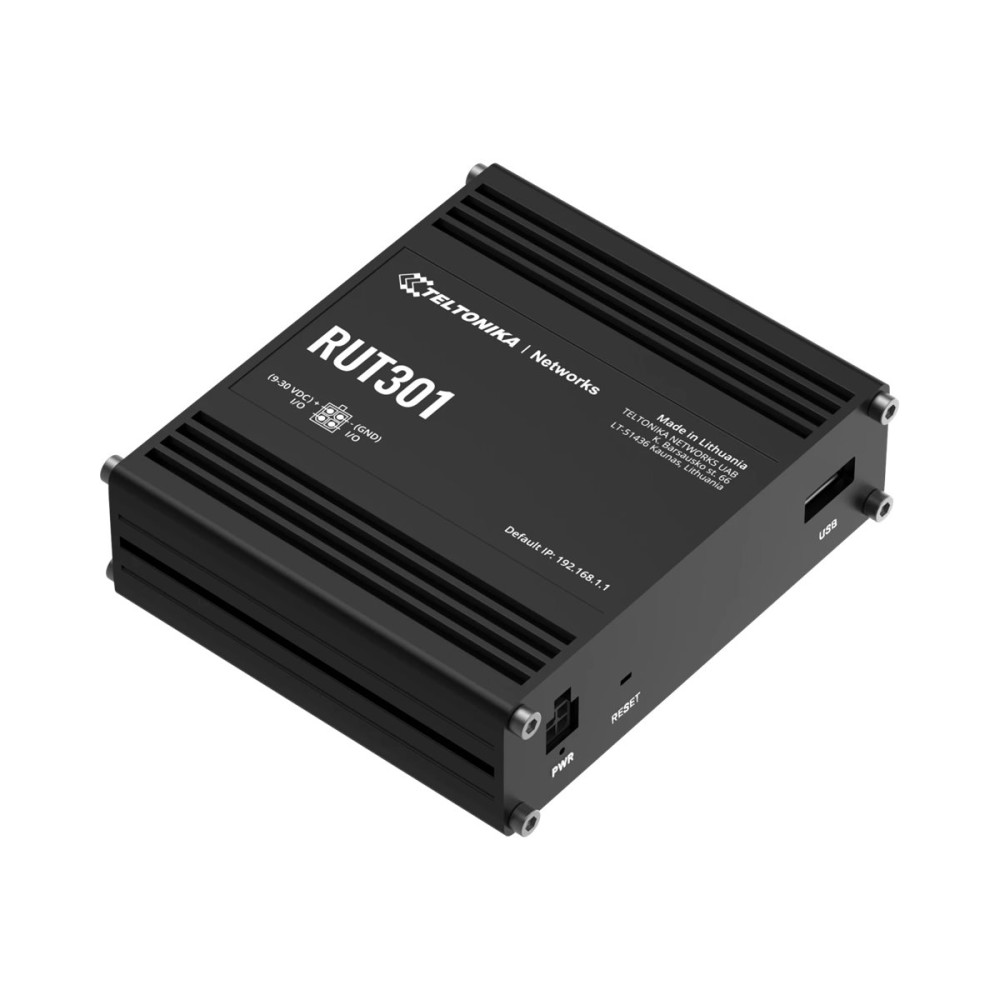 Produktbild för Teltonika RUT301 - router - DIN-skenmonterbar, väggmonterbar, bordsmonterbar