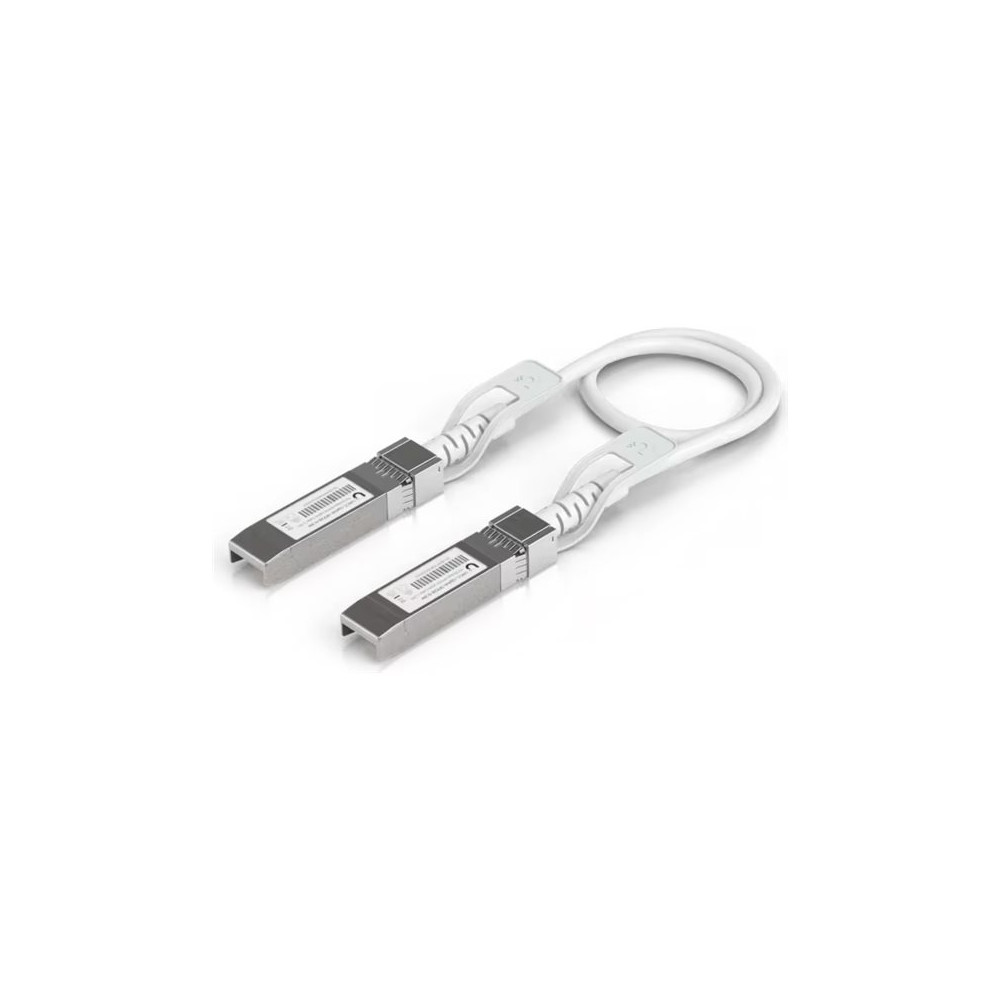 Produktbild för Ubiquiti UniFi 25GBase direktkopplingskabel - 30 cm - vit