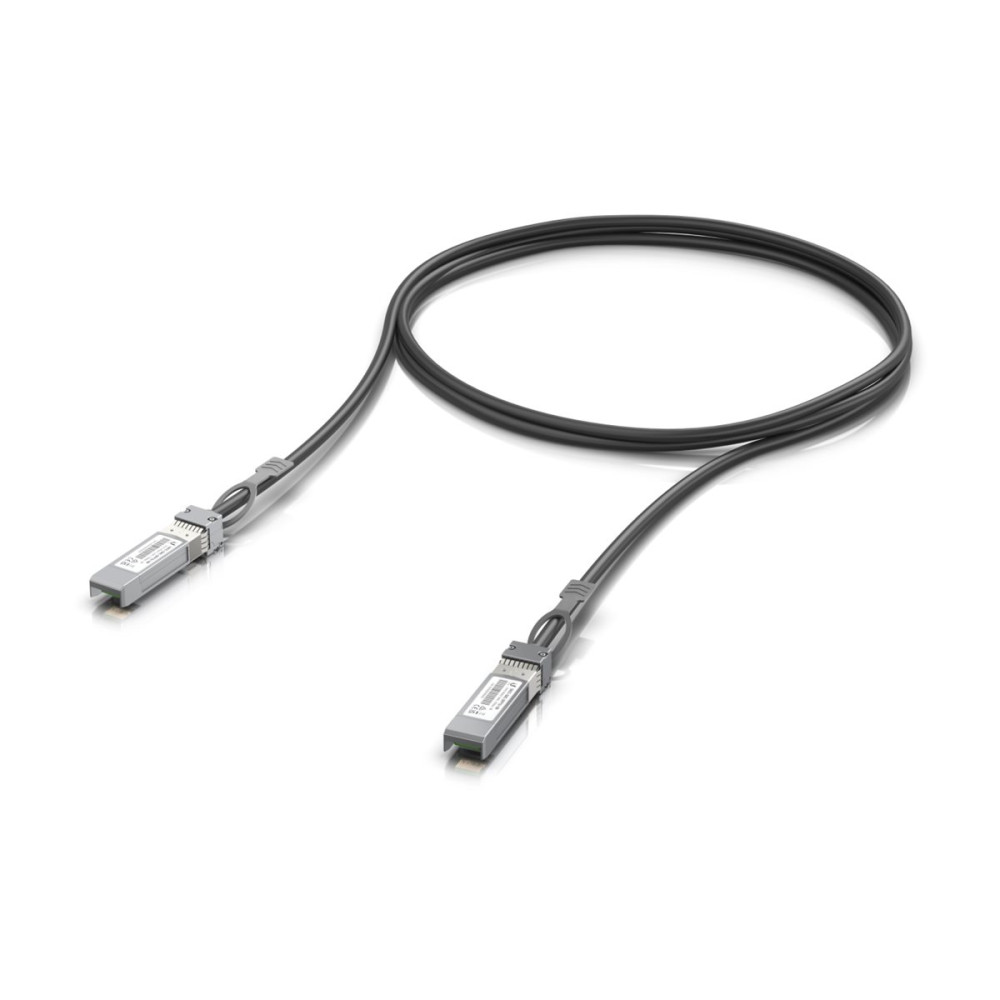 Produktbild för Ubiquiti 25GBase direktkopplingskabel - 1 m - svart
