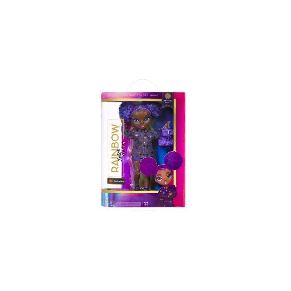 Produktbild för Rainbow High Junior High Doll Series 2- Krystal, Modedocka,...