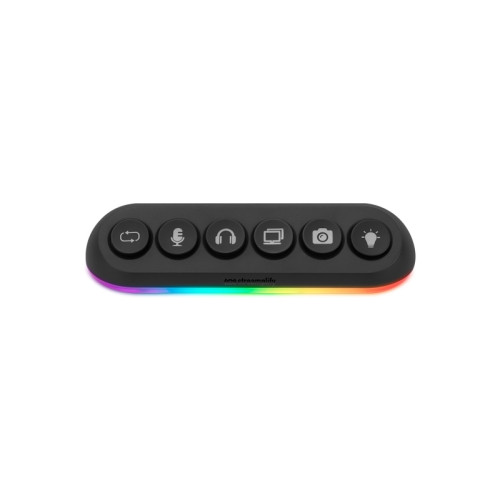 streamplify Streamplify HUB DECK 5, USB 2.0, USB 3.0, Svart, 24 W, 1,8 m...