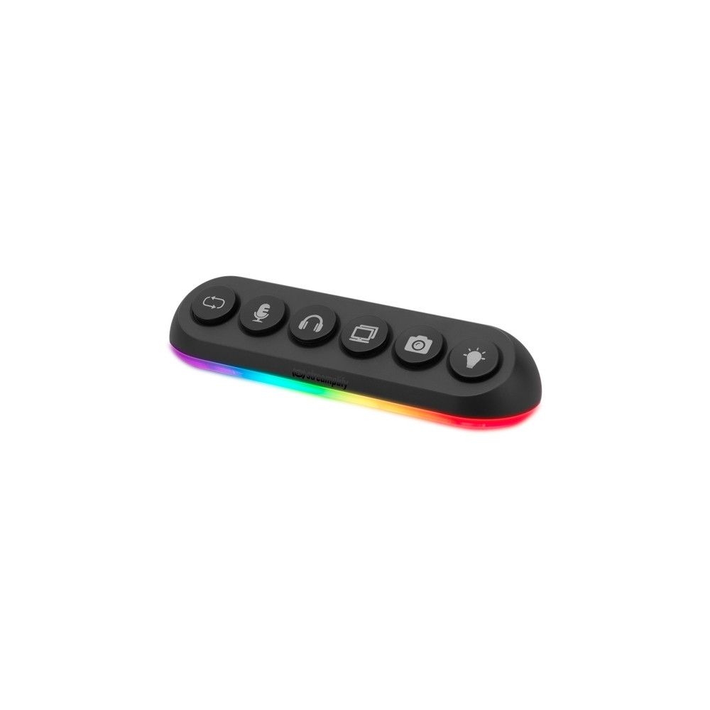 Produktbild för Streamplify HUB DECK 5, USB 2.0, USB 3.0, Svart, 24 W, 1,8 m...