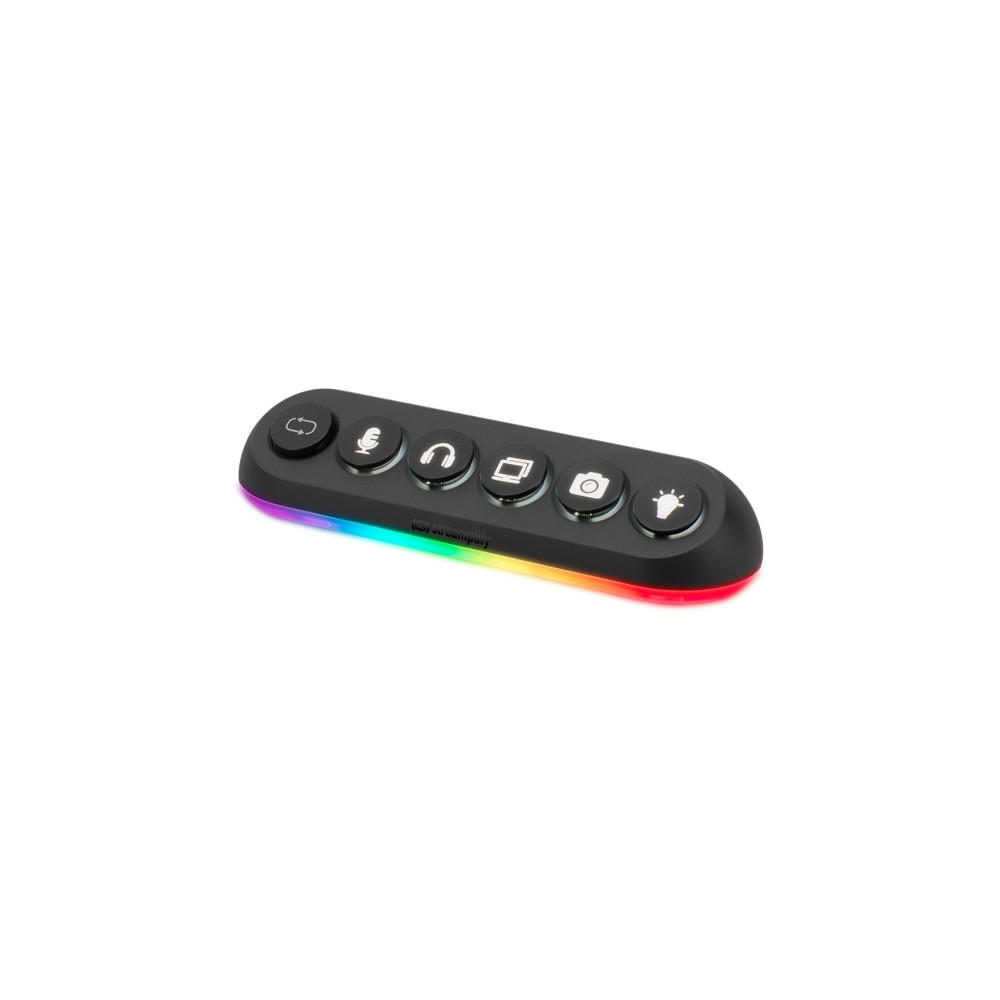Produktbild för Streamplify HUB DECK 5, USB 2.0, USB 3.0, Svart, 24 W, 1,8 m...