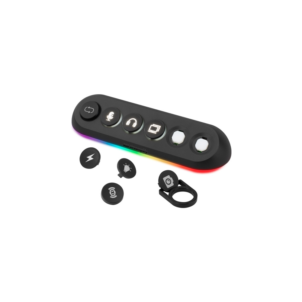 Produktbild för Streamplify HUB DECK 5, USB 2.0, USB 3.0, Svart, 24 W, 1,8 m...