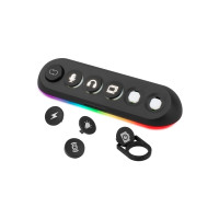 Produktbild för Streamplify HUB DECK 5, USB 2.0, USB 3.0, Svart, 24 W, 1,8 m...