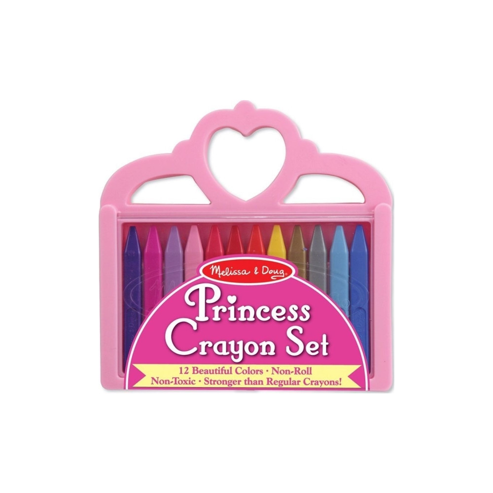 Produktbild för Melissa &amp Doug ljuskritor 12 färger