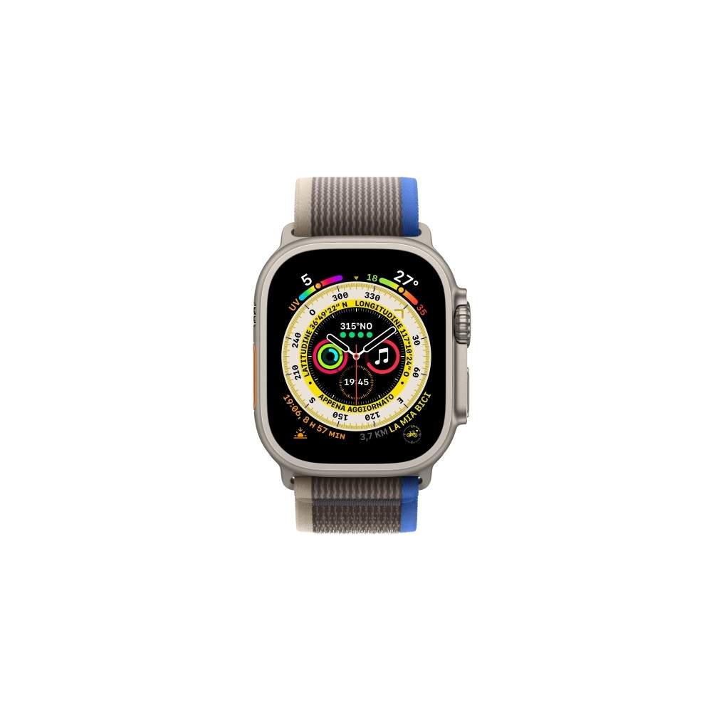 Produktbild för Apple Watch Ultra, OLED, Pekskärm, 32 GB, Wi-Fi, GPS, 61,3 g