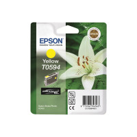 Produktbild för Epson T0594 - gul - original - bläckpatron