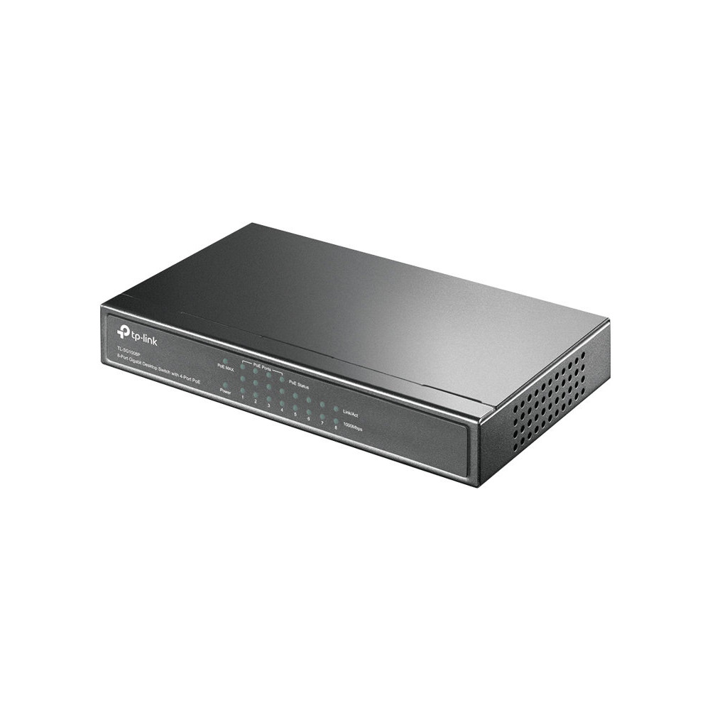 Produktbild för TP-Link TL-SG1008P - switch - 8 portar - ohanterad