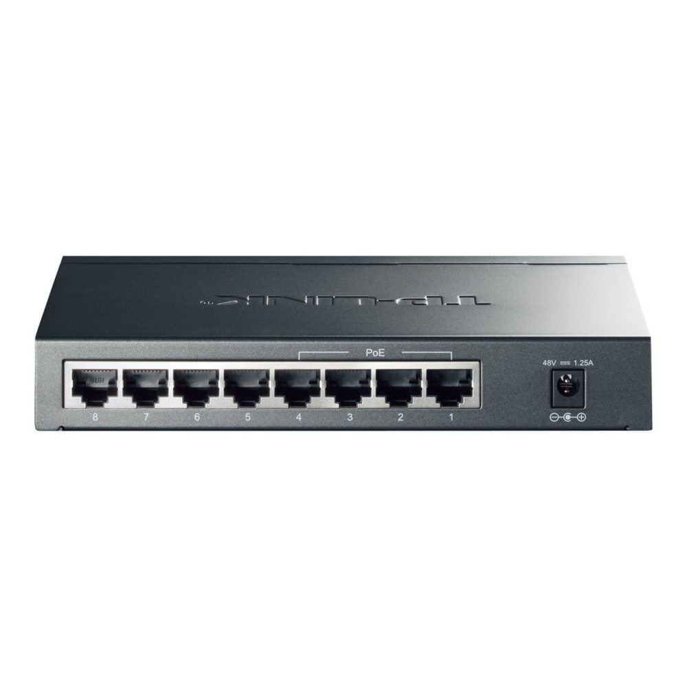 Produktbild för TP-Link TL-SG1008P - switch - 8 portar - ohanterad