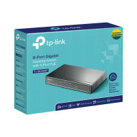 Produktbild för TP-Link TL-SG1008P - switch - 8 portar - ohanterad