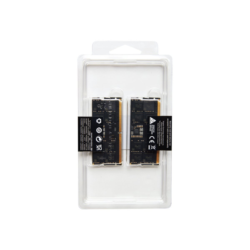 Produktbild för Kingston FURY Impact - DDR5 - sats - 32 GB: 2 x 16 GB - SO DIMM 262-pin / PC5-51200