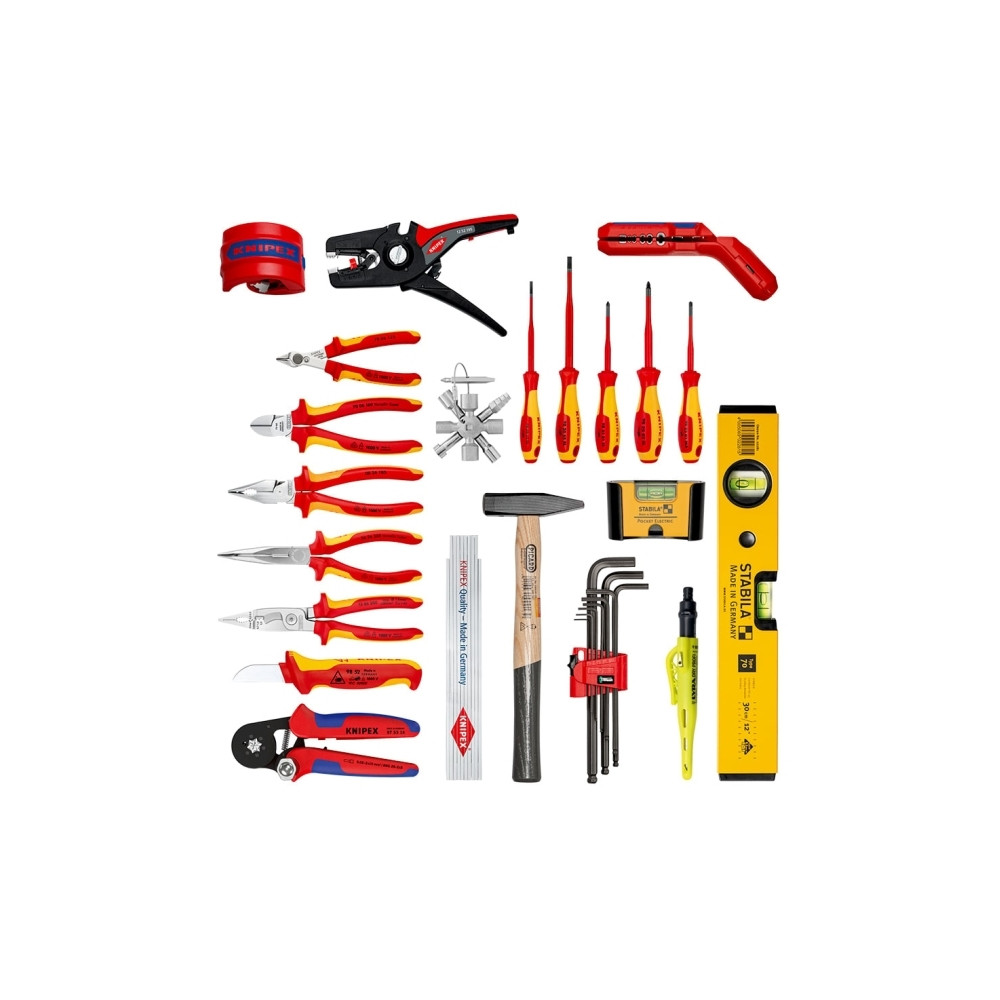 Produktbild för Knipex 00 21 33 E, Röd, Gul, 550 mm, 223 mm, 344 mm, 10,1 kg...