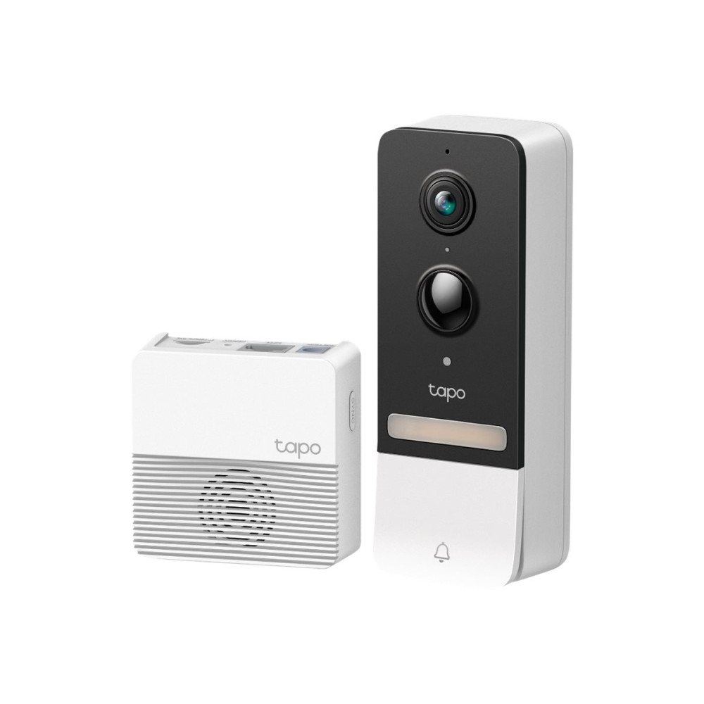 Produktbild för Tapo D230S1 V1 - Video Doorbell Camera Kit - smart dörrklocka - 802.11b, 802.11g, 802.11n