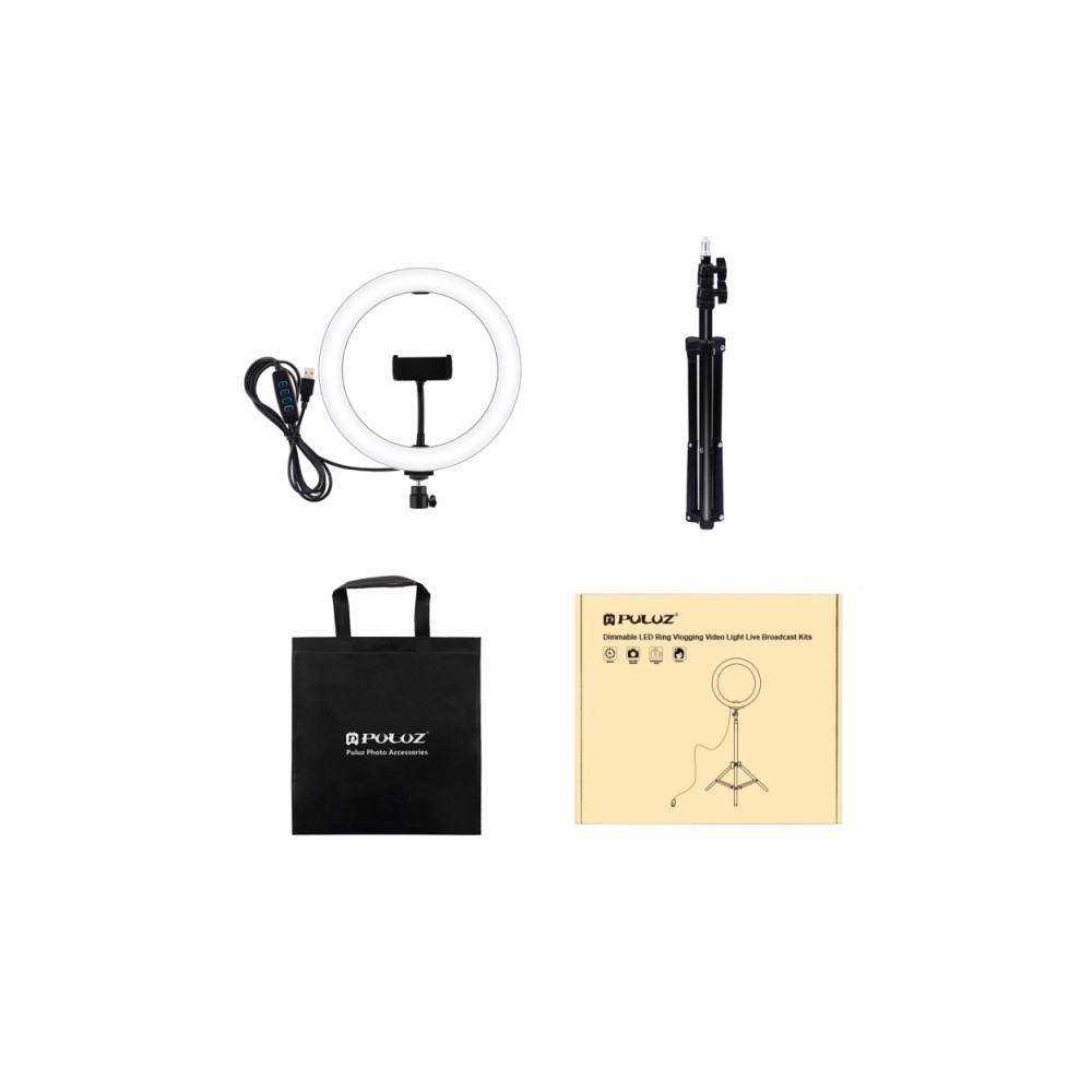 Produktbild för Puluz PKT3035, LED, akrylnitrilbutadienstyren, metall, 26 lm...