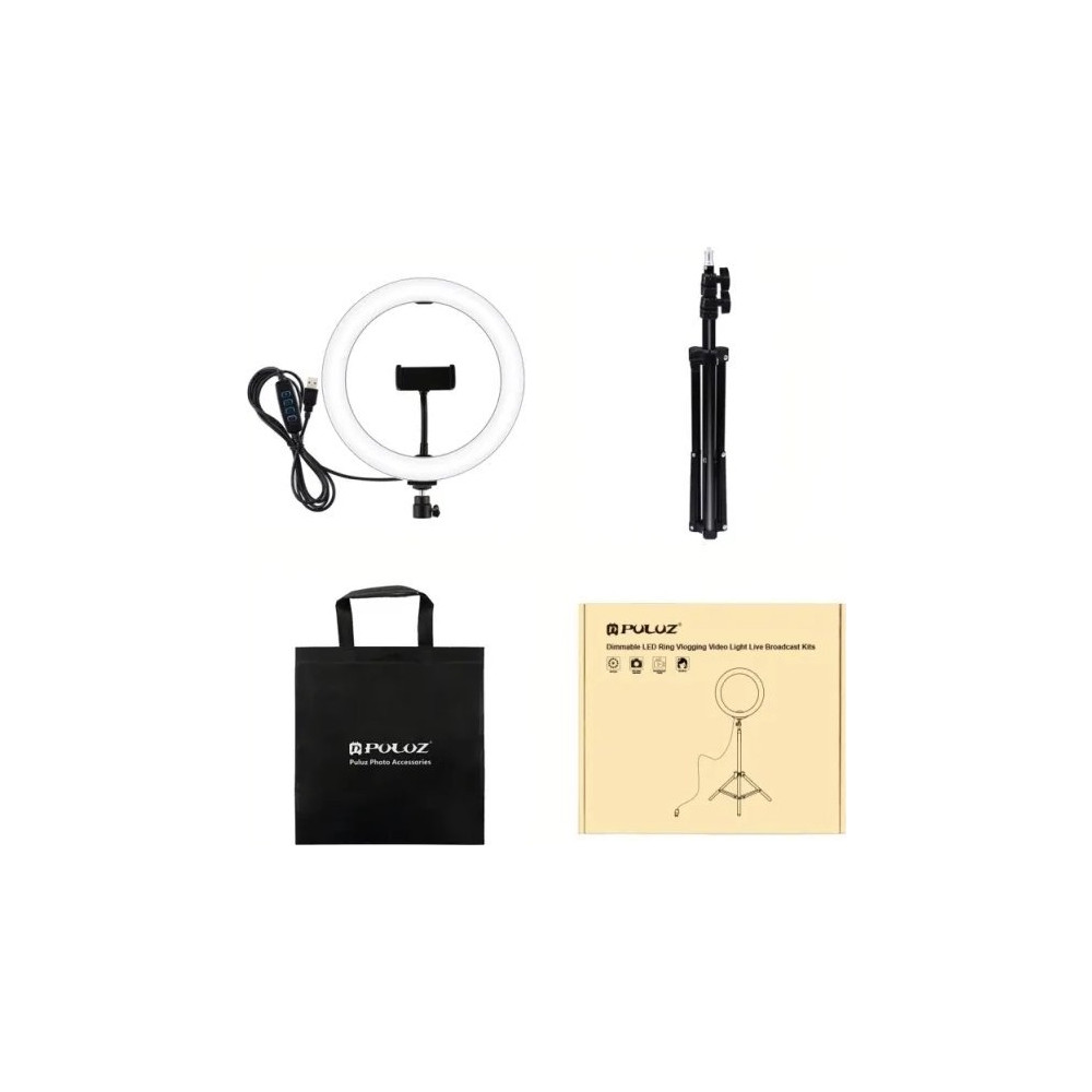 Produktbild för Puluz PKT3035, LED, akrylnitrilbutadienstyren, metall, 26 lm...
