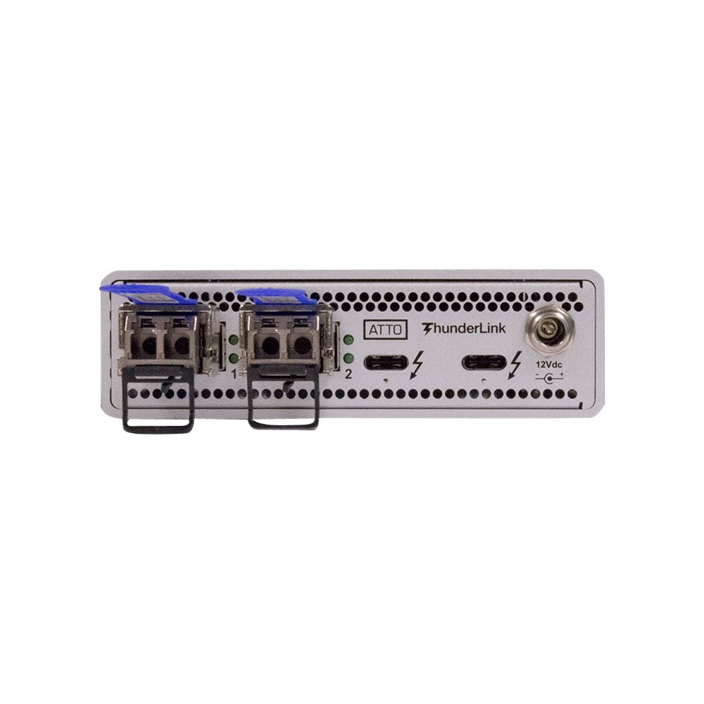 Produktbild för ATTO ThunderLink NS 3102 - nätverksadapter - Thunderbolt 3 - 10 Gigabit SFP+ x 2 - TAA-kompatibel