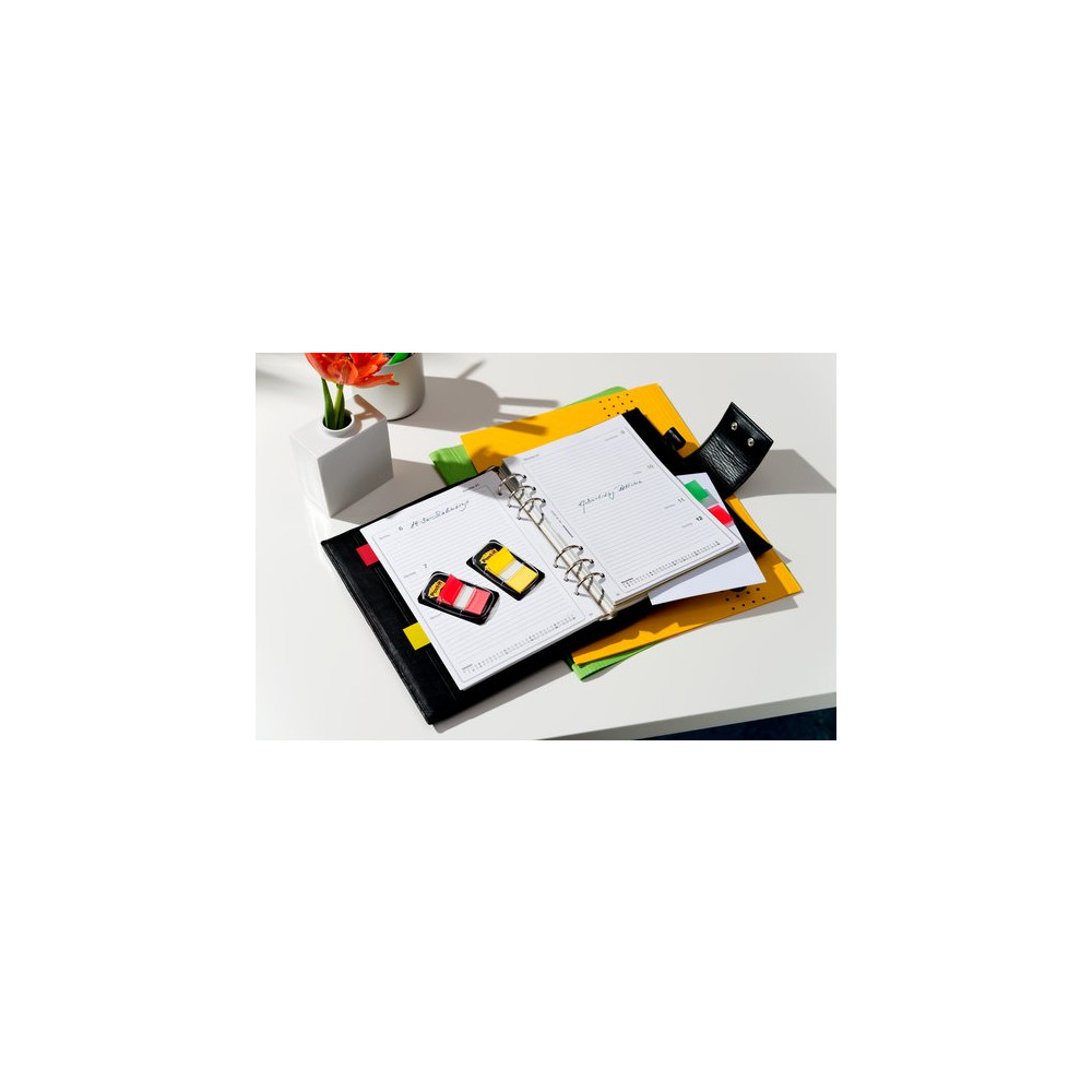 Produktbild för Post-it Index 680-R2EU - indexflaggor - 25.4 x 43.2 mm - 100 ark