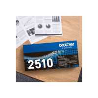 Produktbild för Brother TN-2510 - hög kapacitet - svart - original - tonerkassett