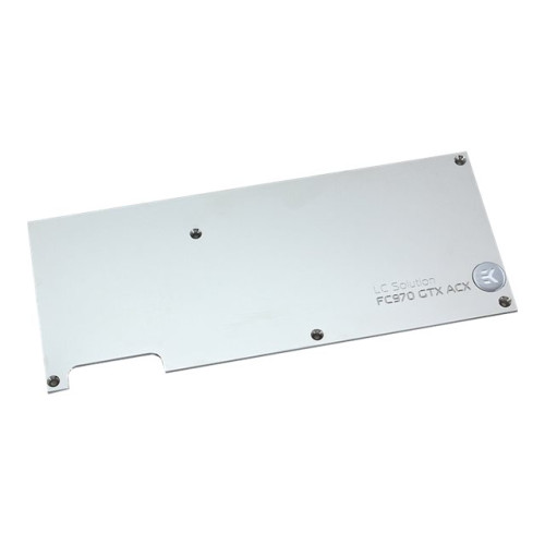 Ekwater EkWaterBlocks EK-FC970 GTX ACX Backplate - bakplatta för vattenblock till vätskebaserat kylsystem för videokort