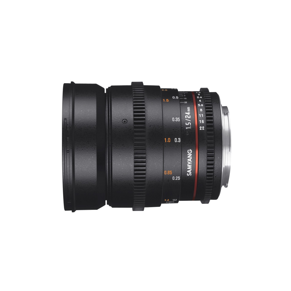 Produktbild för Samyang 24mm T1.5 VDSLR ED AS AS IF UMC II, vidvinkelobjekti...