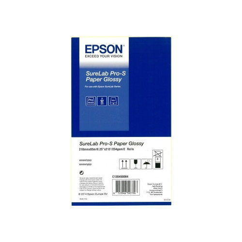EPSON Epson Surelab Pro-S papper Glossy A4x65, 21 cm, 252 µm, 190...