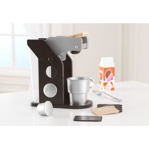 Kidkraft KidKraft Espresso Coffee Set, Flicka, Svart, Silver, Vit, 70...