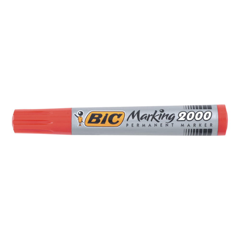 Produktbild för BIC Marking 2000 - markering - röd (paket om 12)