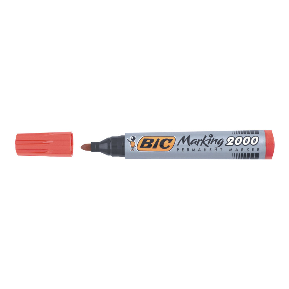 Produktbild för BIC Marking 2000 - markering - röd (paket om 12)