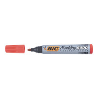 Produktbild för BIC Marking 2000 - markering - röd (paket om 12)