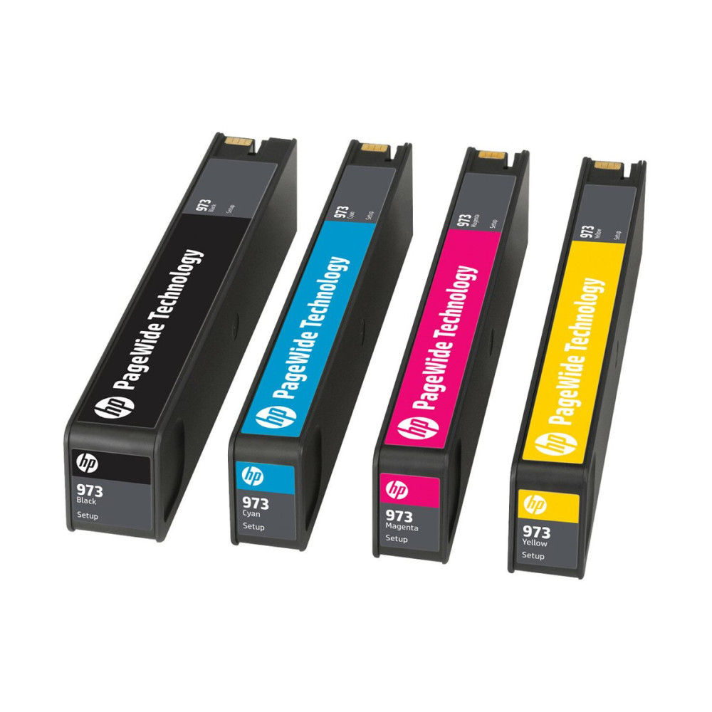 Produktbild för HP 973X - Lång livslängd - cyan - original - PageWide - bläckpatron