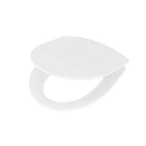 GEBERIT IFÖ Spira vit toalettstolssits med vita gångjärn/sitsbeslag...