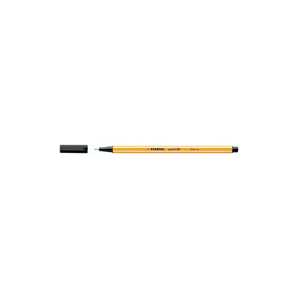 Produktbild för Fineliner Stabilo Point 88 sort 0,4 mm