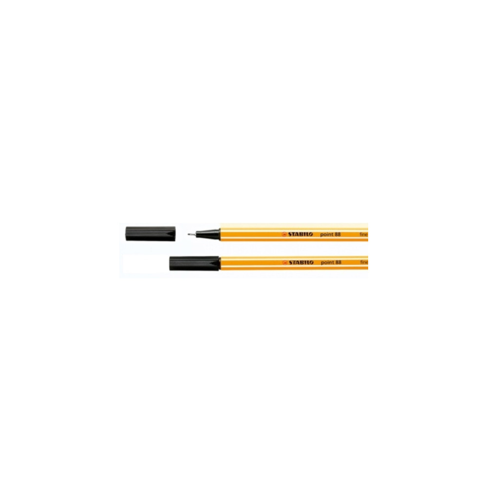 Produktbild för Fineliner Stabilo Point 88 sort 0,4 mm