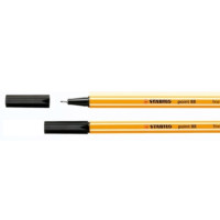Produktbild för Fineliner Stabilo Point 88 sort 0,4 mm