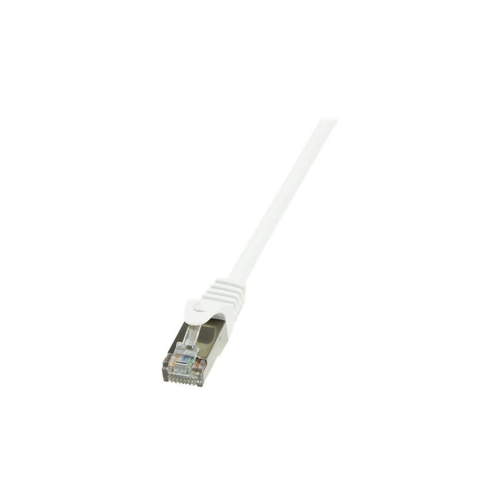 Produktbild för LogiLink EconLine - patch-kabel - 25 cm - vit