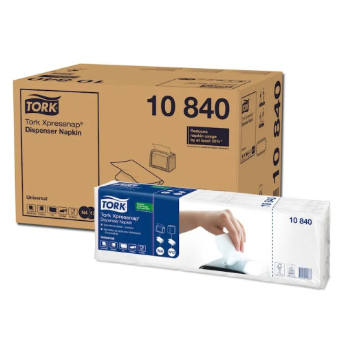 TORK Tork Universal - servett - vit - Storlek 21.6 x 33 cm - engångsvara (paket om 1125)