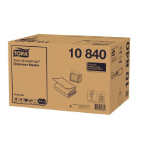 Produktbild för Tork Universal - servett - vit - Storlek 21.6 x 33 cm - engångsvara (paket om 1125)