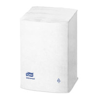 Produktbild för Tork Universal - servett - vit - Storlek 21.6 x 33 cm - engångsvara (paket om 1125)