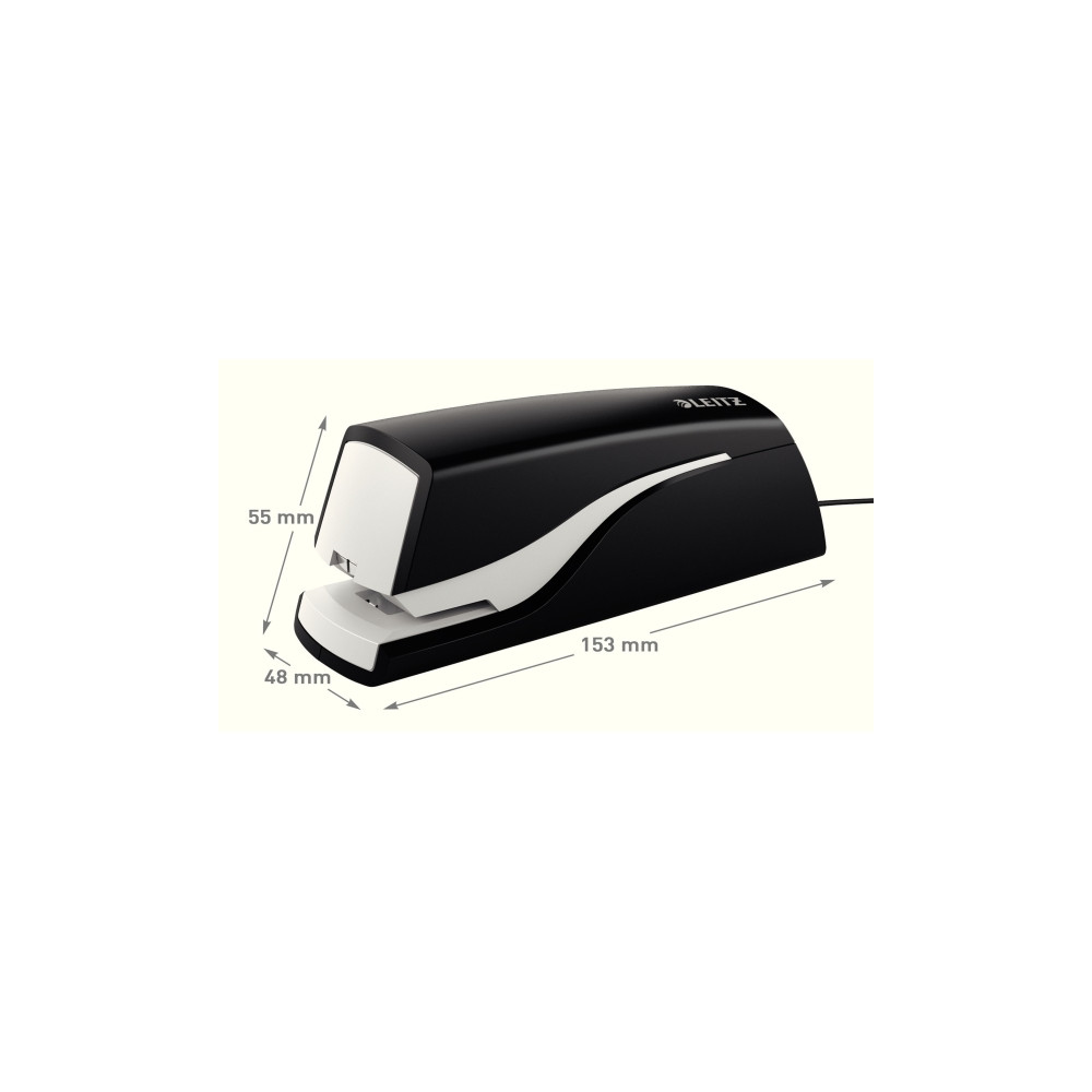 Produktbild för Leitz NeXXt Elhäftare 5532 10 ark, 10 ark, Standardnitar, 1...