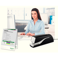 Produktbild för Leitz NeXXt Elhäftare 5532 10 ark, 10 ark, Standardnitar, 1...