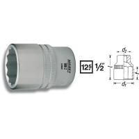 Produktbild för HAZET 900Z-30, Uttag, 1/2", Metrisk, 1 huvuden, 30 mm, 4,01...